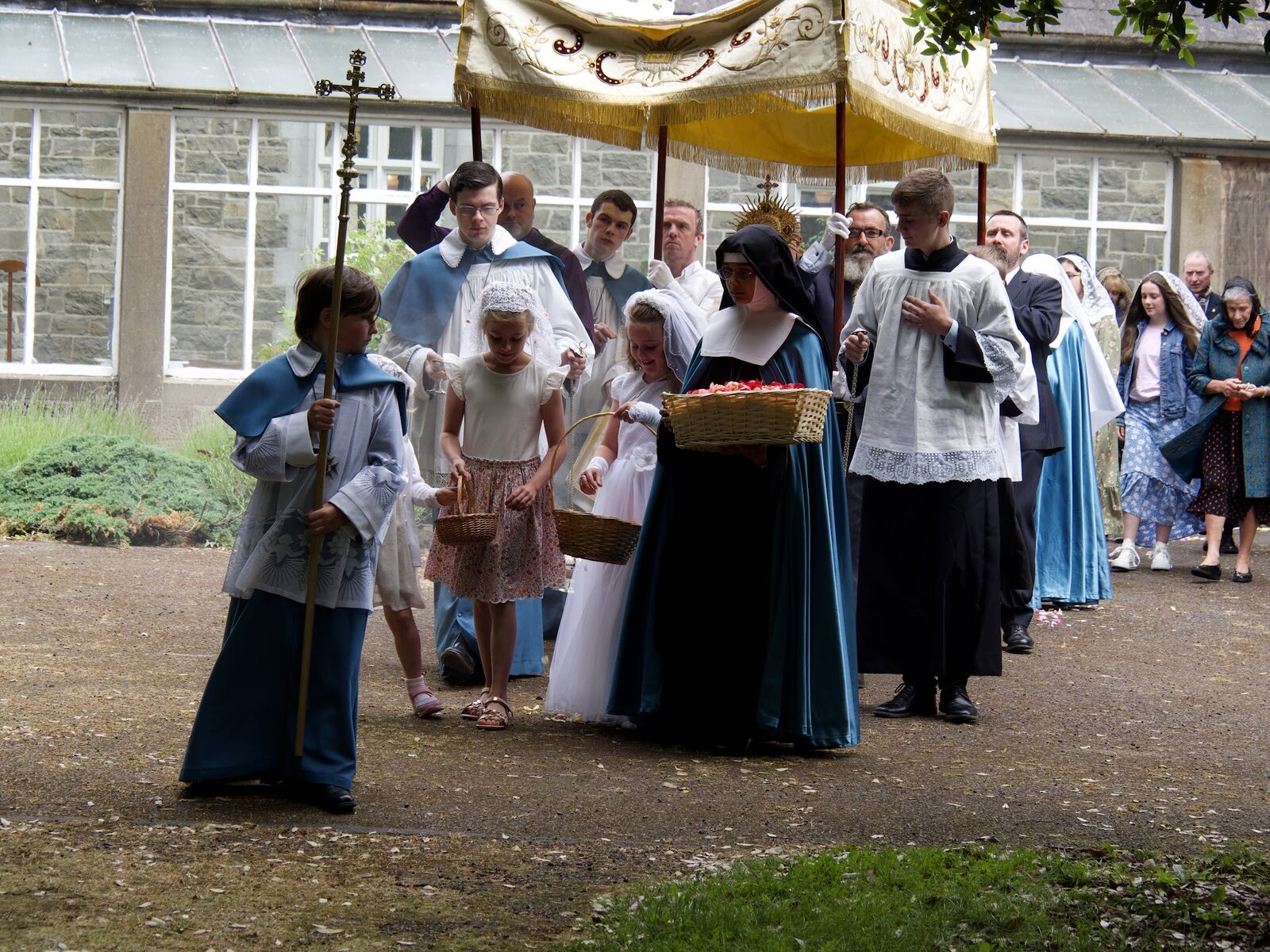 Corpus Christi procession with canopy, Ardee
